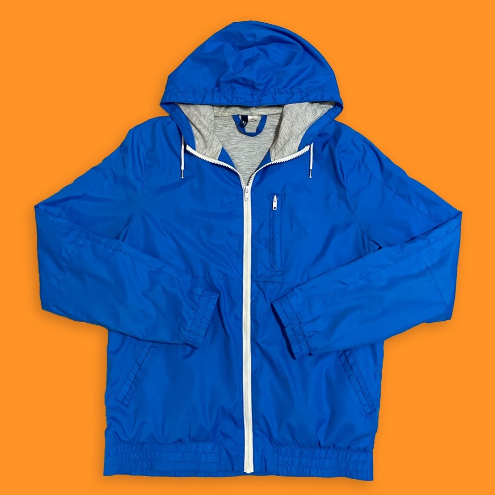 Divided Ultra Blue & Grey Windbreaker